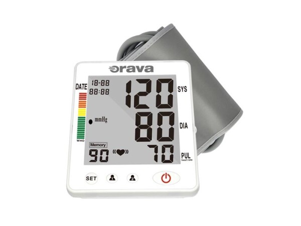 Orava TL-100 Digitální tlakoměr / LCD / 0 - 305 mmHg / puls 30 až 160x za min. (TL-100)