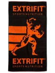 Extrifit Osuška černá Extrifit 76 x 140 cm (07166)