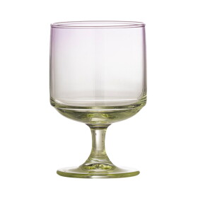 Bloomingville Sklenice na vodu Luciana Purple 300 ml, fialová barva, sklo