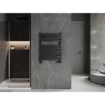 MEXEN - Helios otopný žebřík/radiátor 800 x 600 mm, 450 W, antracit W103-0800-600-00-66