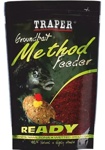 Traper Vnadící směs Method Feeder Ready Kapr / Balení 10 ks / Feeder, plavaná, položená