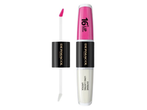 Dermacol 16H Lip Colour - Dlouhotrvající barva na rty č.18, 4 ml + 4 ml