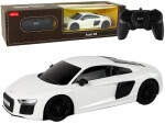 Mamido Auto na dálkové ovládání R/C Audi R8 Rastar 1:24 bílé