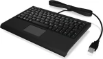 Keysonic ACK-3410 US černá / Mini klávesnice / Touchpad / USB / 80 kláves (60378)