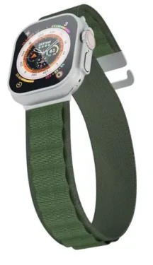 Epico Alpine Nylonový řemínek pro Apple Watch 42/44/45/49mm zelená (63418141500002)