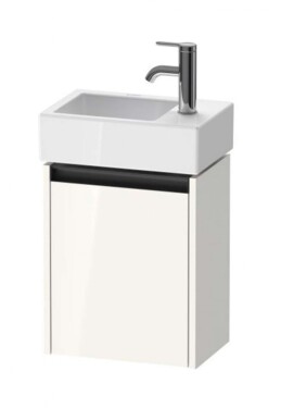 DURAVIT - Ketho.2 Umyvadlová skříňka 44x36x24 cm, 1 dvířka, panty vpravo, lesklá bílá K25071R22220000