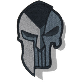 Nášivka: PUNISHER Spartan [ssz] antracitová | černá
