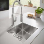 GROHE - Dřezy Dřez K700U, 55x45 cm, kartáčovaná nerez 31574SD1