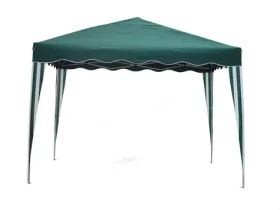 RULYT Párty stan 3x3 m zelený / Párty stan / Skládací / Ocelová konstrukce / Výška 2,5 m / 12 kg