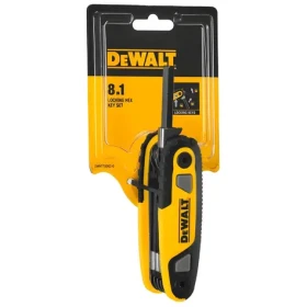 DeWalt Sada skládacích šestihranných klíčů / 8 dílů / metrické / zajištění ve 3 polohách (DWHT0-70263)