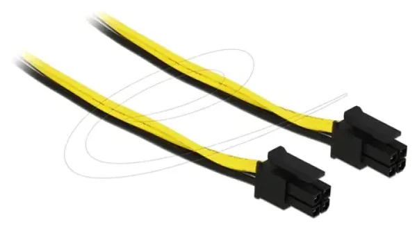 Delock Micro-Fit 3.0 4pin - Micro-Fit 3.0 4pin černá / Napájecí kabel / 20 cm (85372)