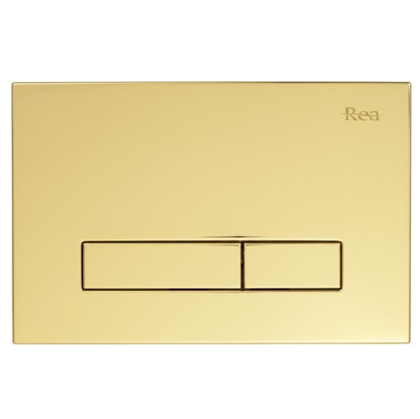 REA - Ovládací tlačítko k podomítkovým systémům WC HD K011A-Q Gold REA-E9560