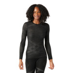 Dámské merino triko dlouhý rukáv SMARTWOOL Women's Intraknit Thermal Merino Base La, Black/White velikost: M