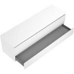 MEXEN/S - Orio koupelnová skříňka pod umyvadlo 160 cm s deskou, 2 zásuvky, bílá mat 91A10-16047-2-BFFC01