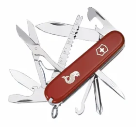 VICTORINOX FISHERMAN červená / Kapesní nůž / Ocel / Počet funkcí 17 / Délka 91 mm (1.4733.72)
