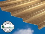 Vlnitá polykarbonátová deska Marlon CSE DIAMOND Z-TOP, š. 0,954 m × d. 4 m, síla 2,8 mm (bronz)