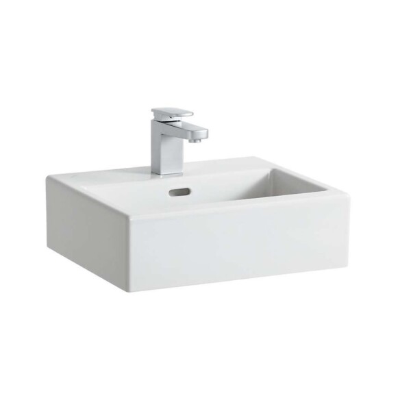 Laufen - Living Umývátko 45x38 cm, s 1 otvorem pro baterii, bílá H8154330001041