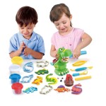 Playgo Modelína zubař dino set 4x56 g, PLAYGO, W037819