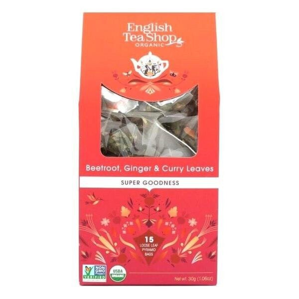 English Tea Shop Čaj Červená řepa, zázvor, limeta, 15 pyramidek