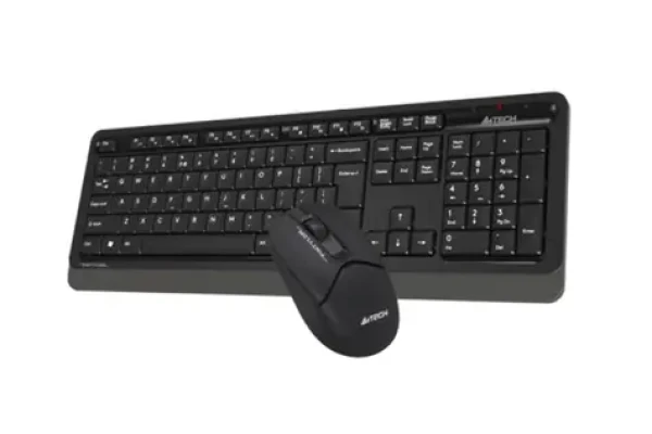 A4tech FG1012 černá / set bezdrátová klávesnice + myši / CZ layout / USB-A nano přijímač 2.4GHz (FG1012-BK)