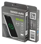 Powerbanka 10000 mAh černá / Powerbanka / Power Delivery 20 W / bezdrátové nabíjení 15 W / LCD displej (PB10-WPC15M-LCD-01)