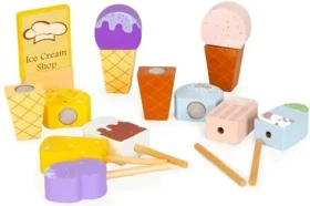 ECOTOYS Dřevěná zmrzlinárna
