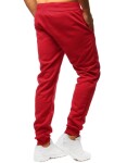Pánské teplákové kalhoty červené Dstreet UX2708 M