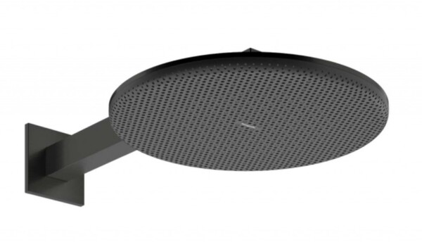 HANSGROHE - Raindance Alive S Hlavová sprcha, průměr 30 cm, 2 proudy, EcoSmart, kartáčovaný černý chrom 24541340