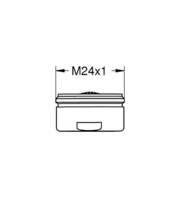 GROHE - Perlátor M24x1, chrom 48159000