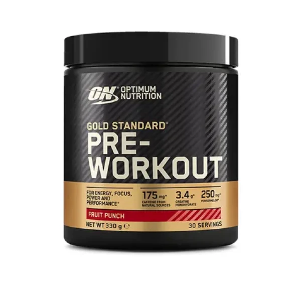 Optimum Nutrition Gold Standard Pre-Workout fruit punch 330 g (19176)