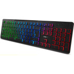 Niceboy ORYX K100 černá / Herní klávesnice / membránová / RGB podsvícení / USB / CZ layout (8594182424409)