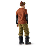 SMARTWOOL Mens Wander Valley Active Short Sleeve, Burnt Sienna (vzorek) velikost: M