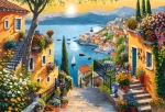 TREFL Puzzle Přímořský výhled