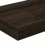 Polička nástěnná 40 cm, MDF, 3D dekor wenge, baleno v ochranné fólii