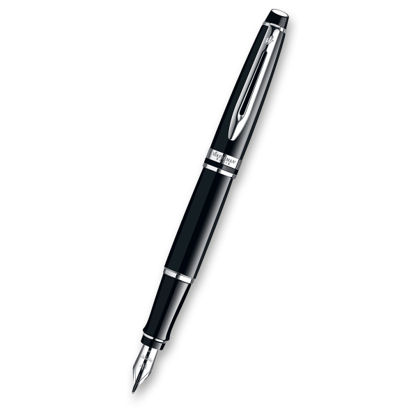 Waterman Expert Black Lacquer CT - plnící pero - hrot M