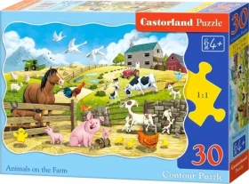 Castorland 03815 Puzzle Zvířátka na farmě