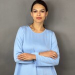 HOSH Dámské šaty Kelis Velikost: UNI, Barva: Šedá