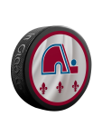 Inglasco / Sherwood Puk Colorado Avalanche Reverse Retro Jersey Souvenir Collector Hockey Puck