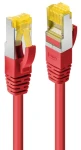 Lindy červená / Patch kabel / Cat7 S/FTP / LSZH / 0,3 m (47290)