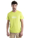 ICEBREAKER Mens Merino 150 Tech Lite III SS Tee IB Grown Naturally, Hyper velikost: S