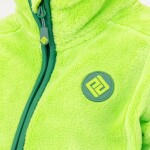 Mikina dětská chlupatá se stojáčkem, Pidilidi, PD1156-19, zelená - 98 | 3roky