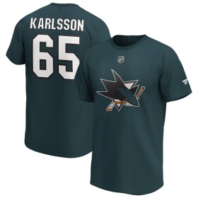 Fanatics Pánské Tričko Erik Karlsson San Jose Sharks Iconic Name Number Graphic Velikost: