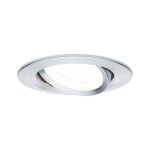 Paulmann 92907 Whirl LED vestavné svítidlo, LED, pevně vestavěné LED, 4.9 W, hliník (kartáčovaný), saténová, sada 3 ks