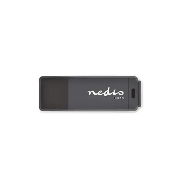 Nedis Flash disk 128 GB / Flash disk / USB-A / čtení 80 MB/s / zápis 10 MB/s (FDRIU3128BK)