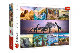 Puzzle Koláž: Afrika 1000 dílků
