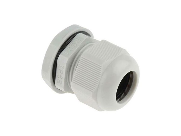 Kabelová průchodka PG-21 pro kabel 13-18mm bílá