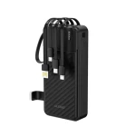 Dudao K11 Pro 20000mAh černá / Powerbanka / vestavěné kabely (195934)
