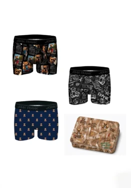 Pánské boxerky John Frank JF3BINT03 3Pack