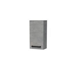 Koupelnová skříňka nízká s černou úchytkou SAT Cube Way 32,5x63x20 cm beton mat CUBE3CH32BE CUBE3CH32BE