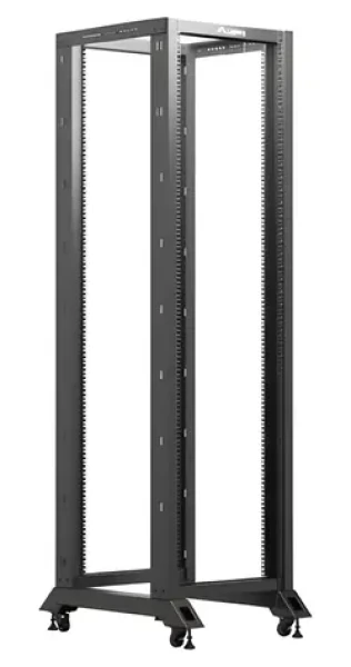 Lanberg OR01-6842-B černá / Open rack / 19" / 42U / šířka 600mm / hloubka 800mm (OR01-6842-B)